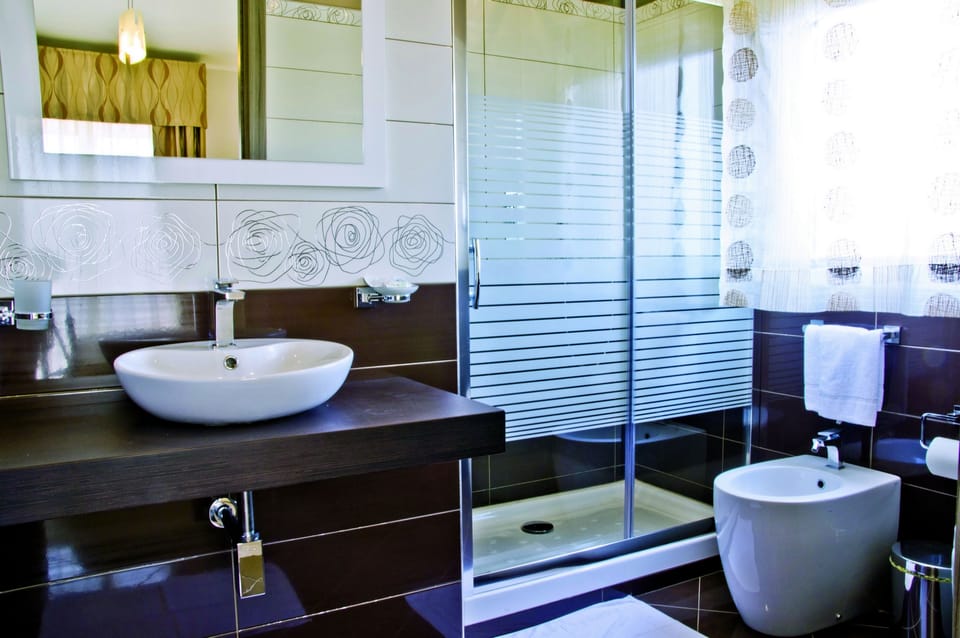 Standard Double Room Single Use | Bathroom | Shower, rainfall showerhead, free toiletries, hair dryer
