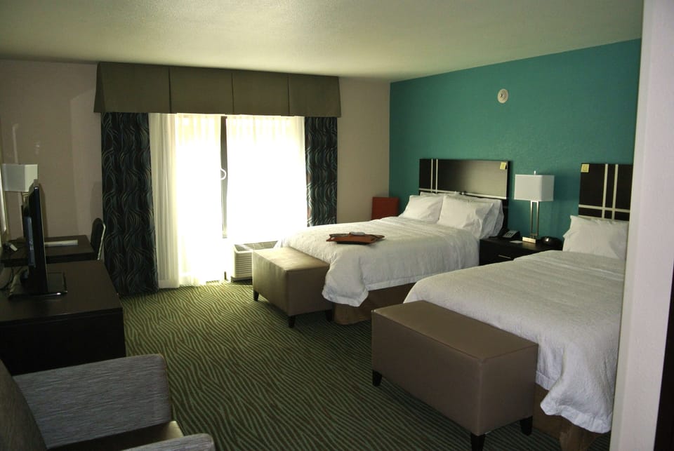 Room, 2 Queen Beds | In-room safe, blackout drapes, rollaway beds, free WiFi