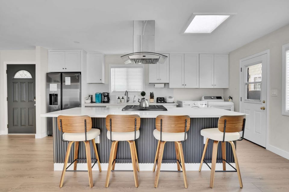 Cook up a feast in the large open kitchen