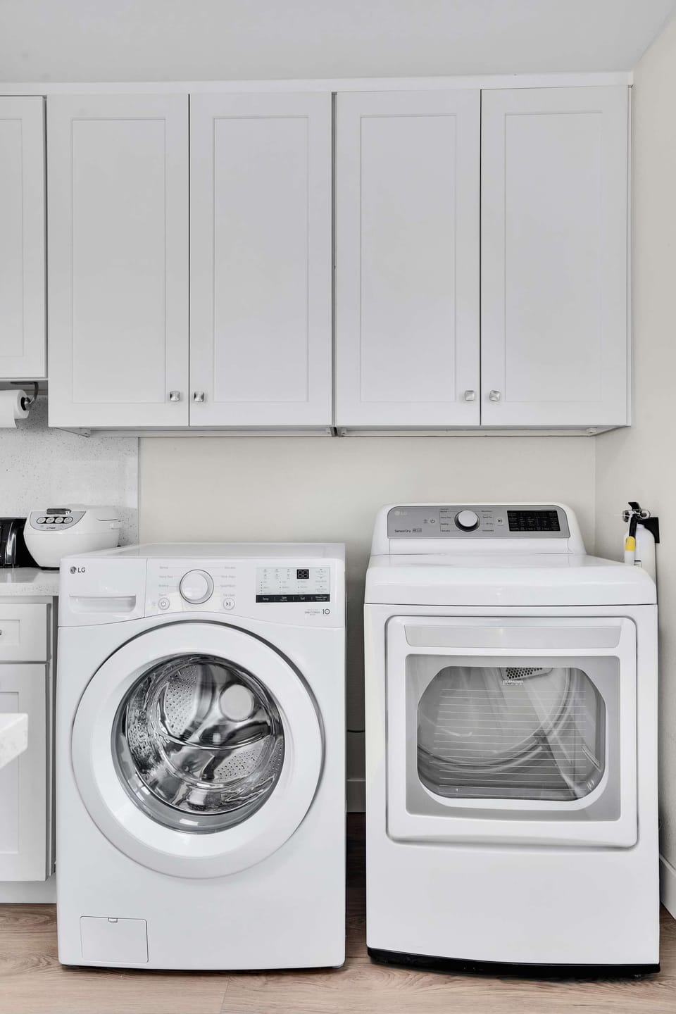 Washer and Dryer are available anytime