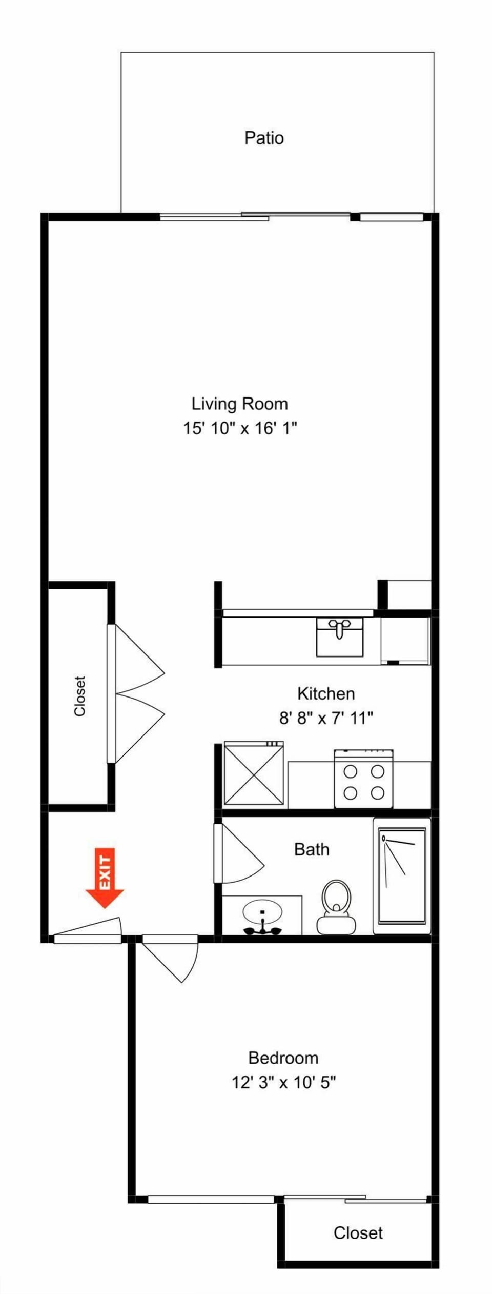 Condo (1 Bedroom) | Property amenity