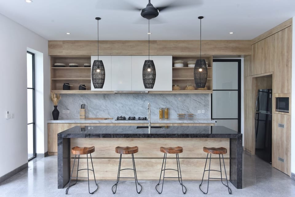 Villa, 4 Bedrooms | Private kitchenette | Fridge, microwave, stovetop, electric kettle