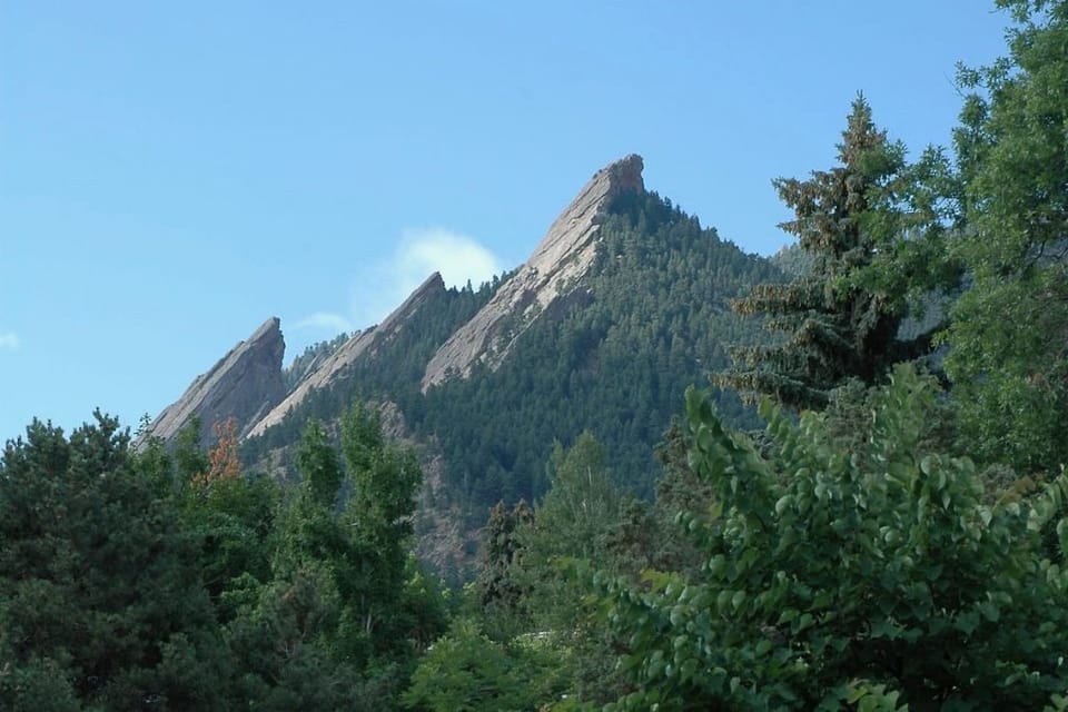 View of Flatirons