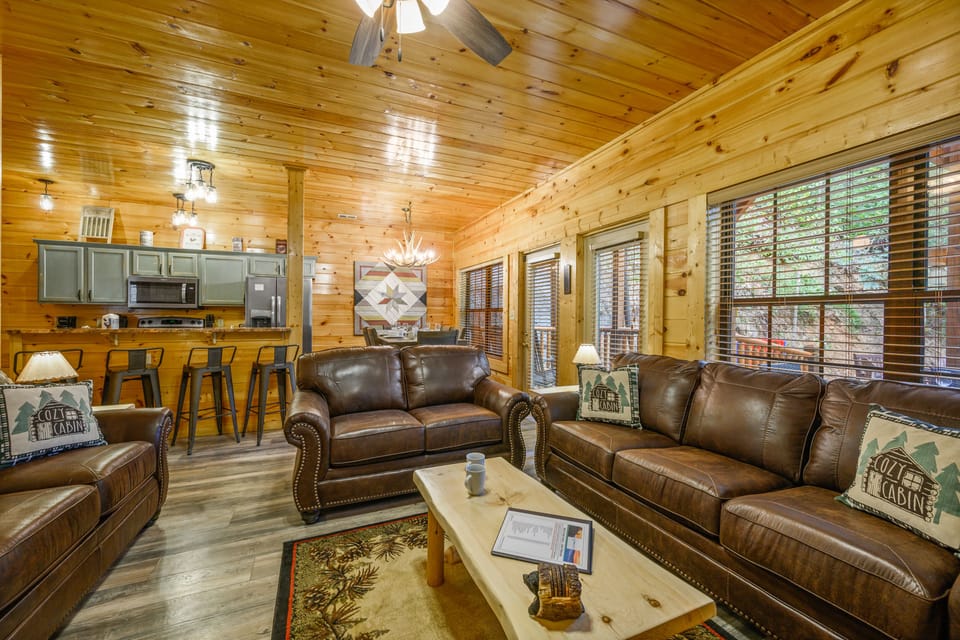 The main floor has space to cook, entertain and relax! Perfect for whole group!