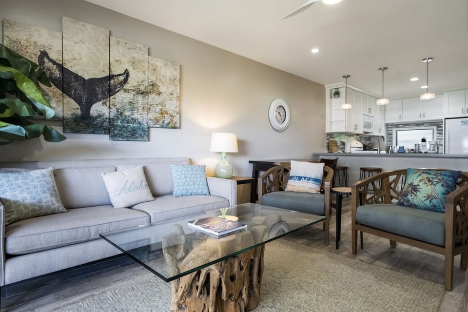 Honu's Hideaway is outfitted with stylish and comfortable furnishings!
