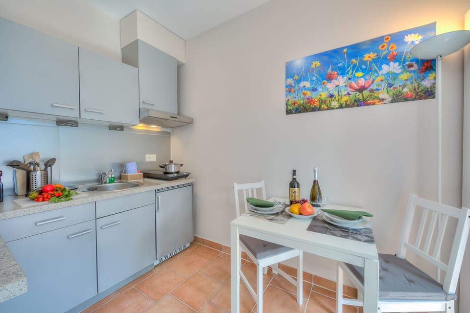 Kitchen and dining area