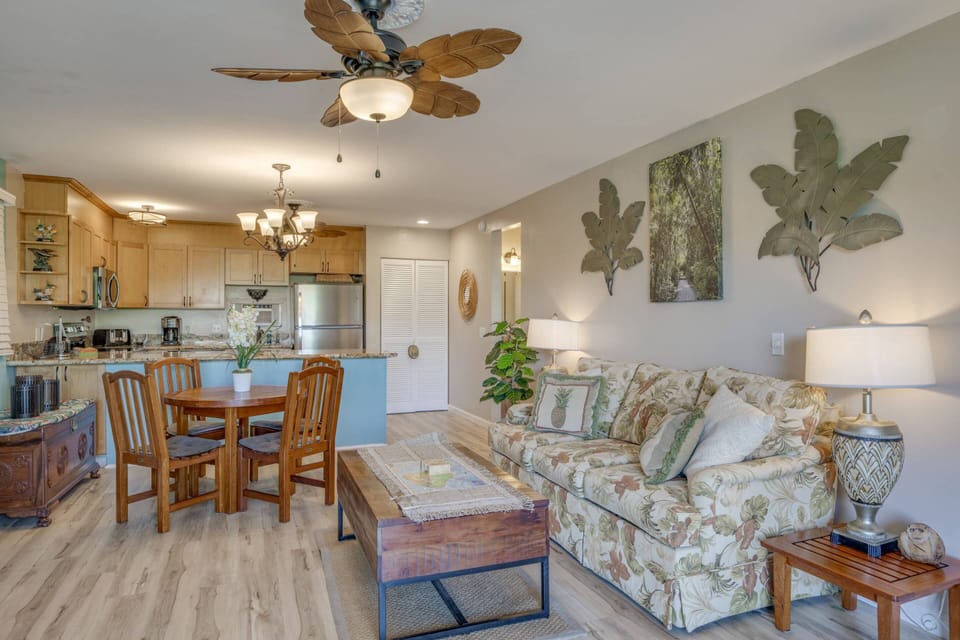 Comfortable living area updated in 2024
