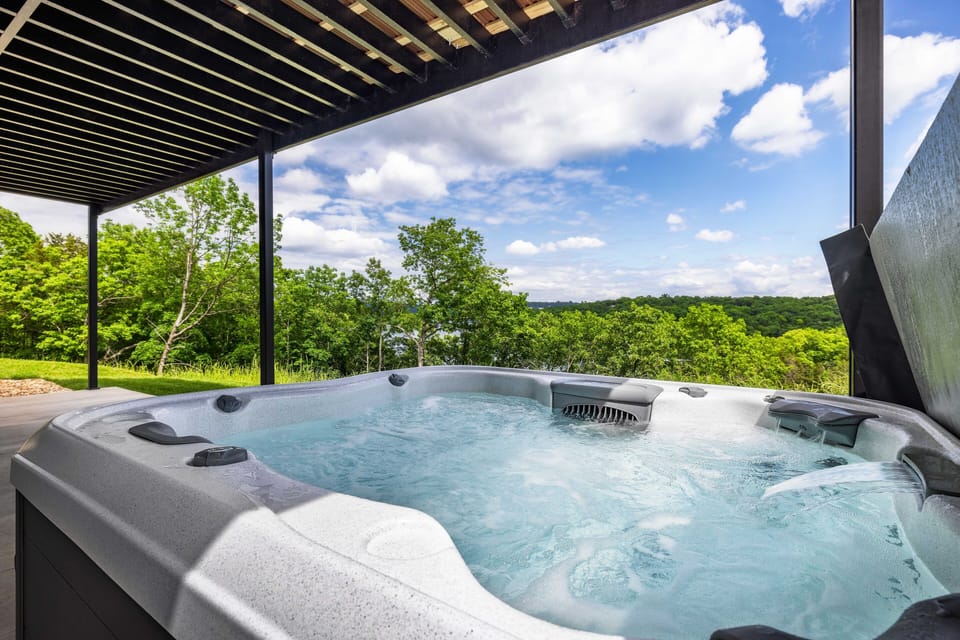 Private hot tub!