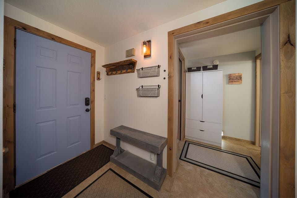 Step inside to find your welcoming entryway with rustic touches, storage baskets, and thoughtful details that make settling in effortless.