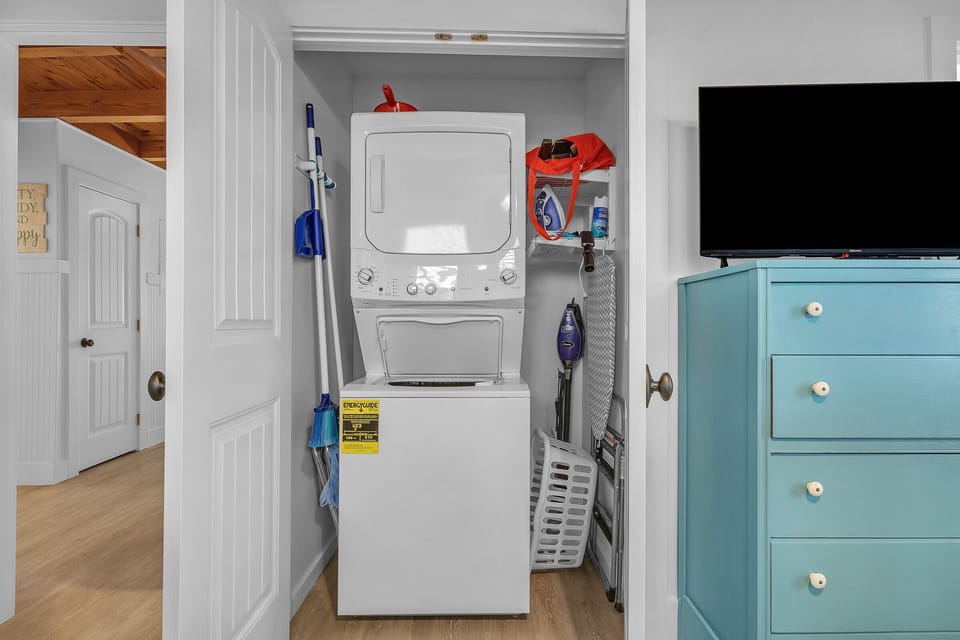 Laundry Closet in Bedroom #2