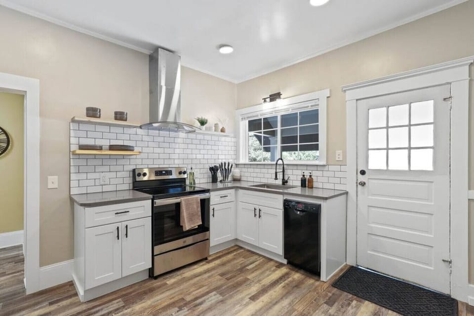 Modern kitchen updates while preserving the home’s timeless character.