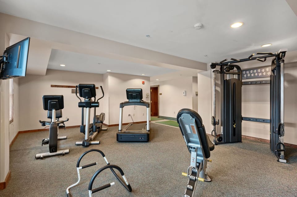 Stay active in our fully appointed gym!