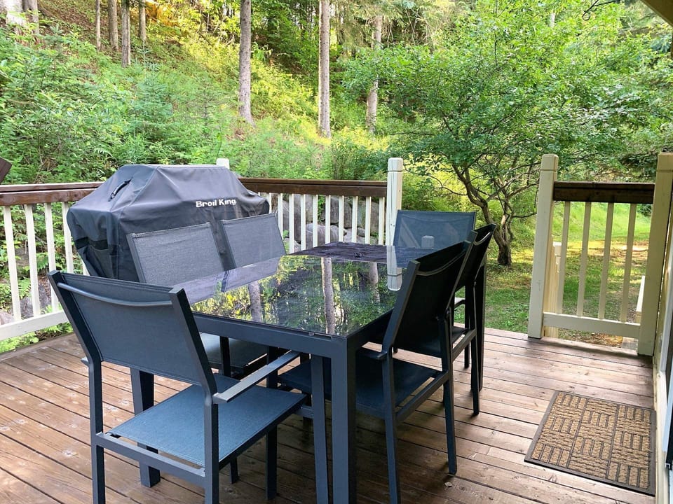 Outside dinning area & BBQ