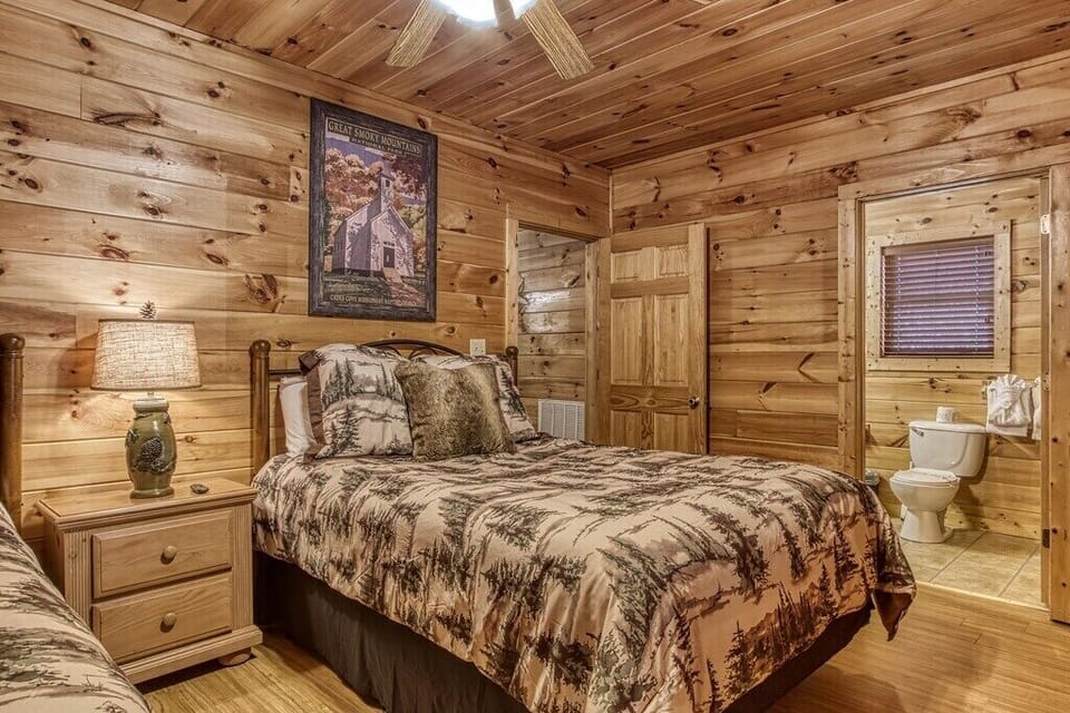 One of Goldilock's Cottage's comfy bedrooms