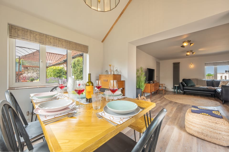 Light and airy dining area