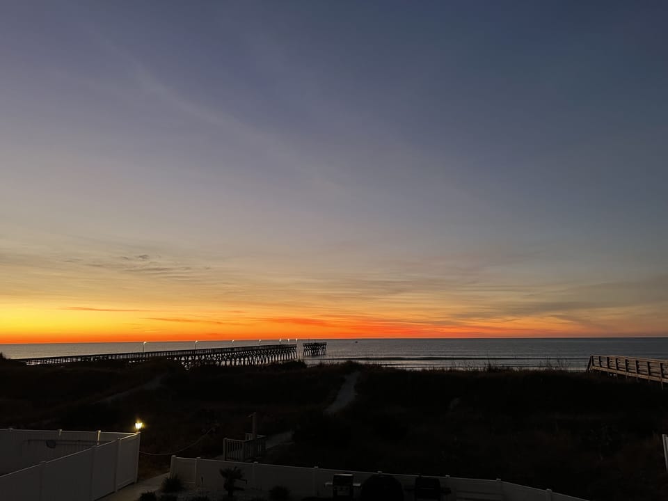 Good morning! View from balcony. 