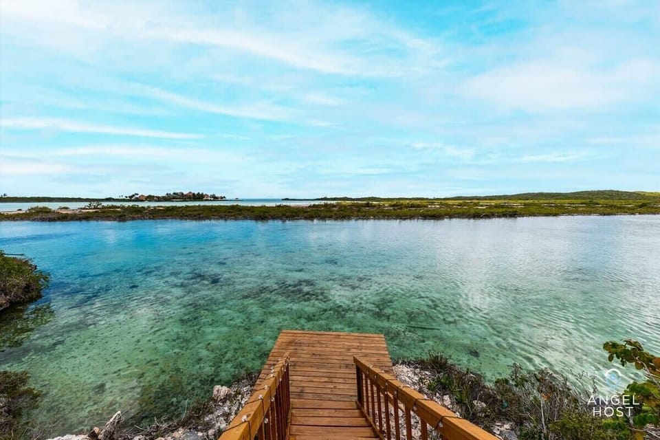 Chalk Sound back yard!