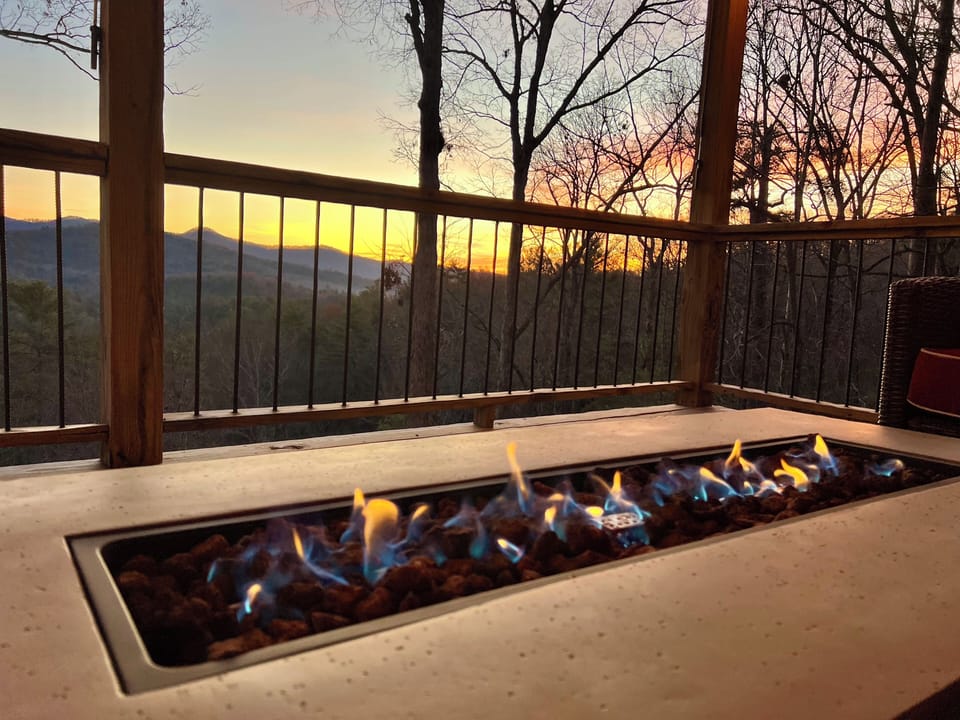 Our family's favorite gathering spot & view. Morning, afternoons, rain or shine.