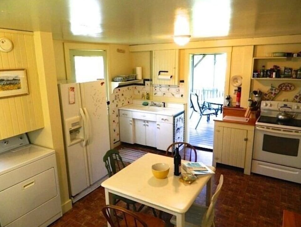 Kitchen has everything you'll need. 