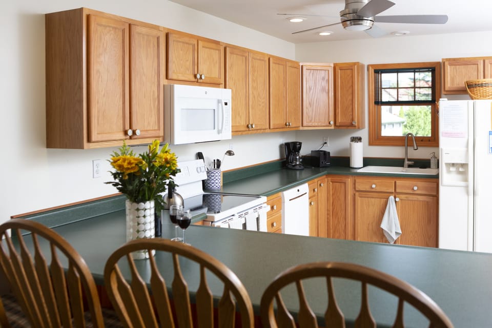 Fully stocked kitchen