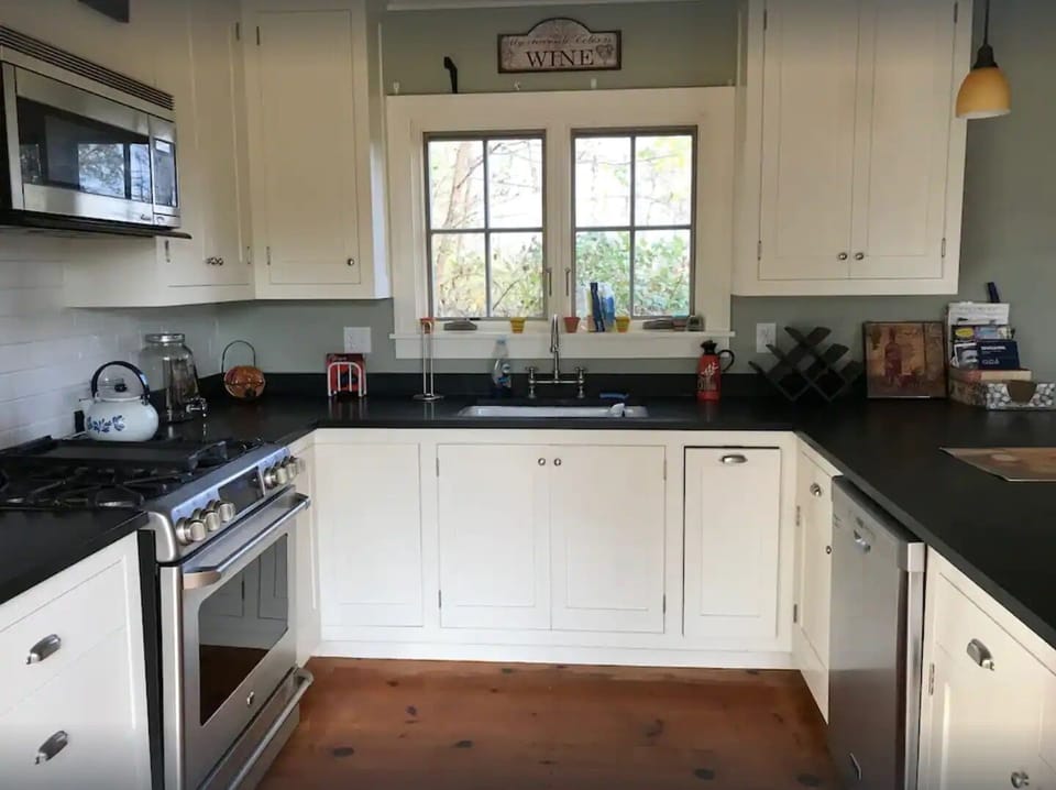 Fully stocked kitchen