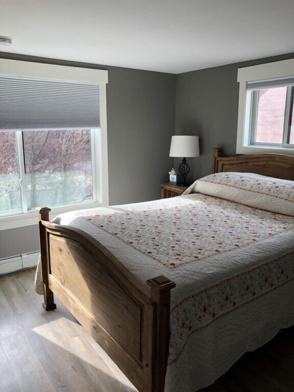 Queen Bed in the unit