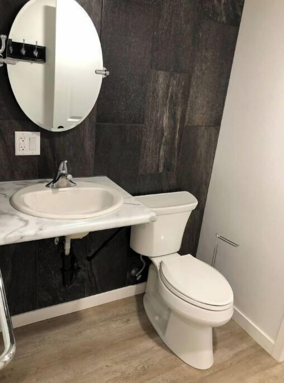 Downstairs bathroom.