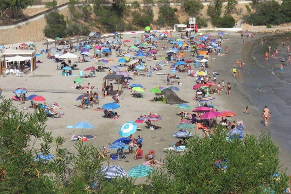 Cabo Roig beech, approx 20 minutes walk