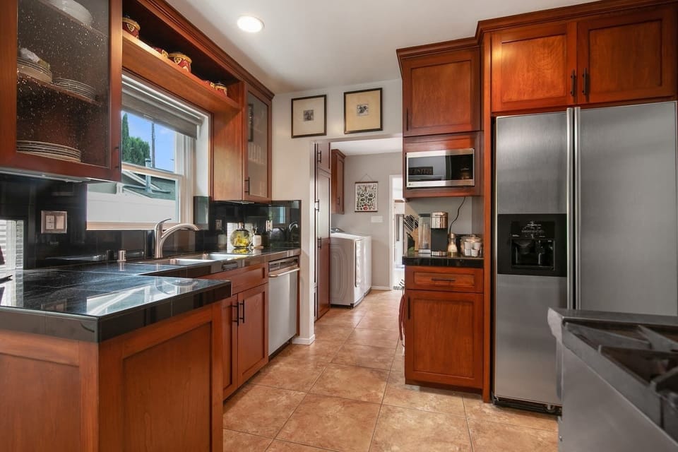 Kitchen with Coffee Bar and TV
