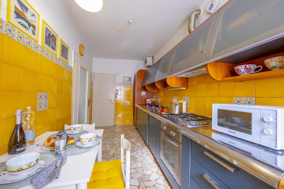 Kitchen and dining area