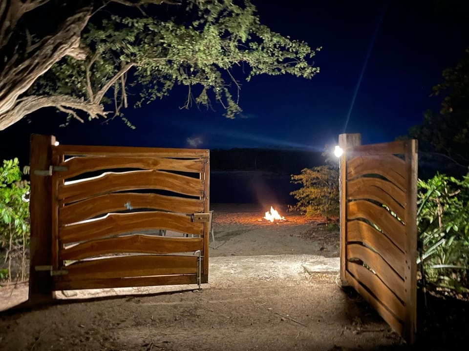 Beachfront with private gate access and bonfires on the beach!