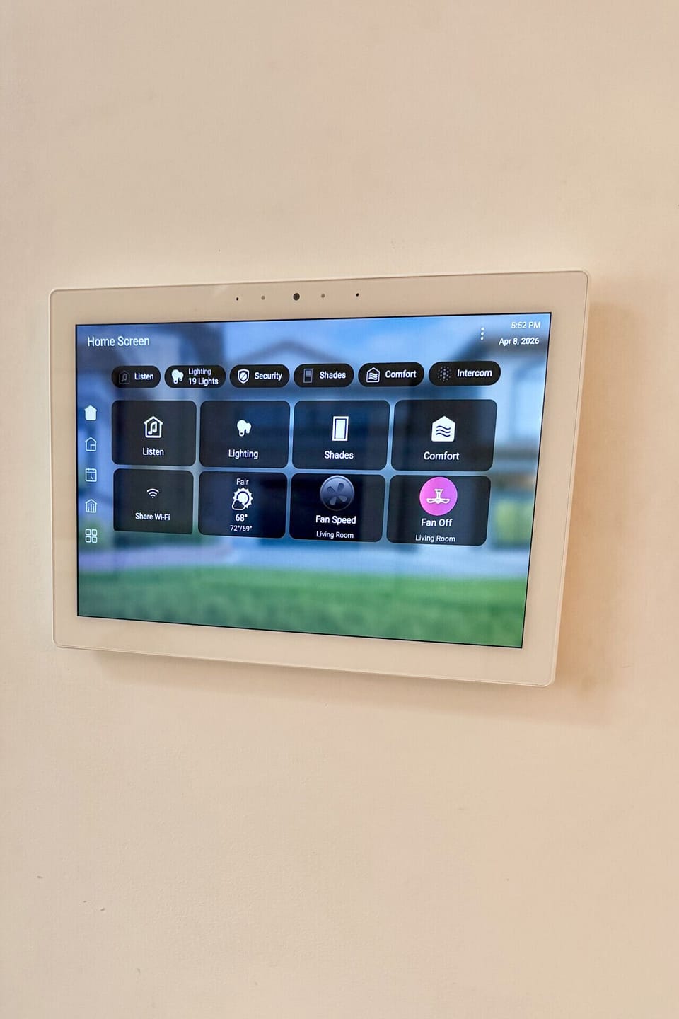 Our easy-to-use smart home system makes luxury living effortless. Manage the whole house from one sleek interface. Control everything from music to lighting and shades without ever leaving the room.​​​​​​​​​​​​​​​​