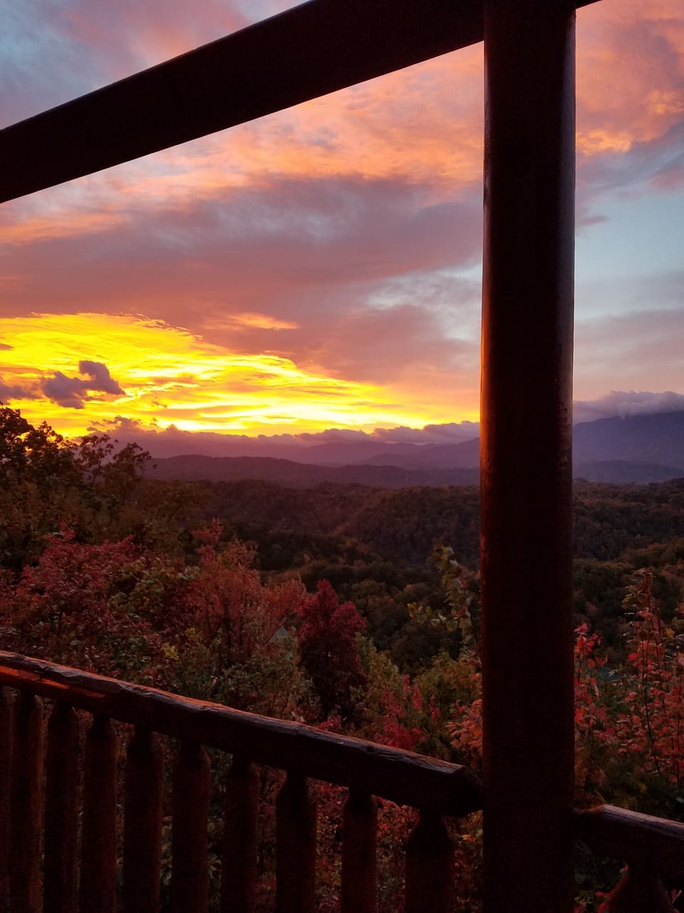 view from deck