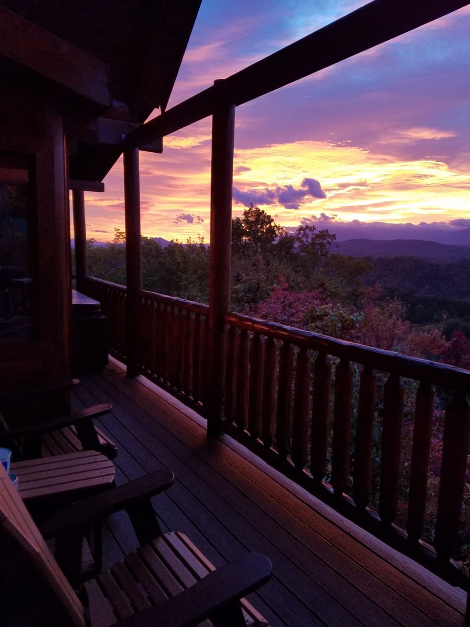 view from deck