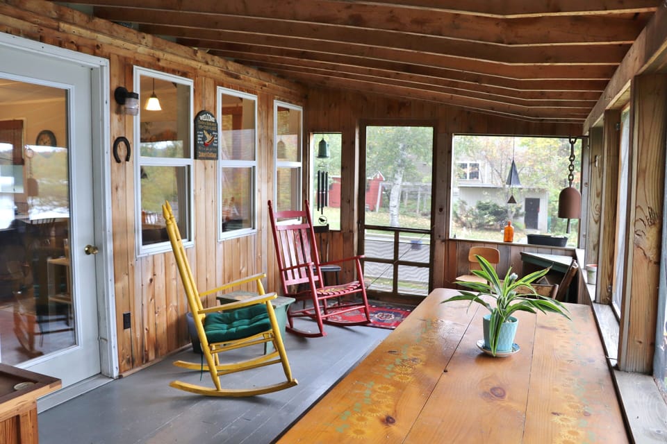 Rockers on the Screen Porch.
