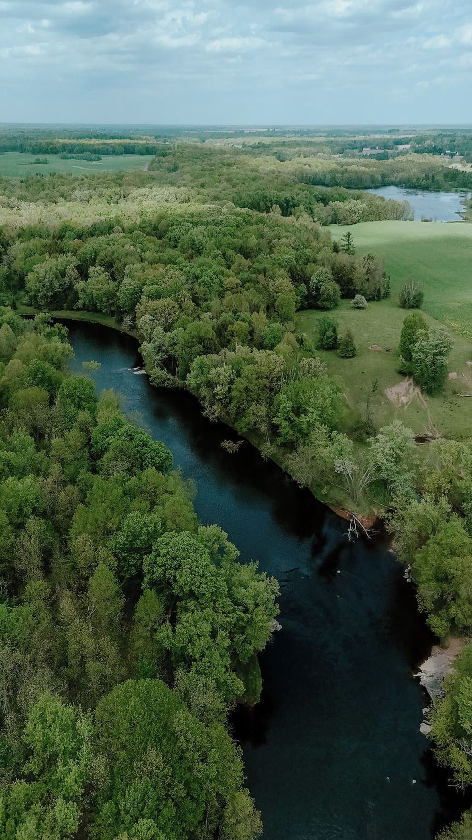 The Yellow River borders the property to the East. 