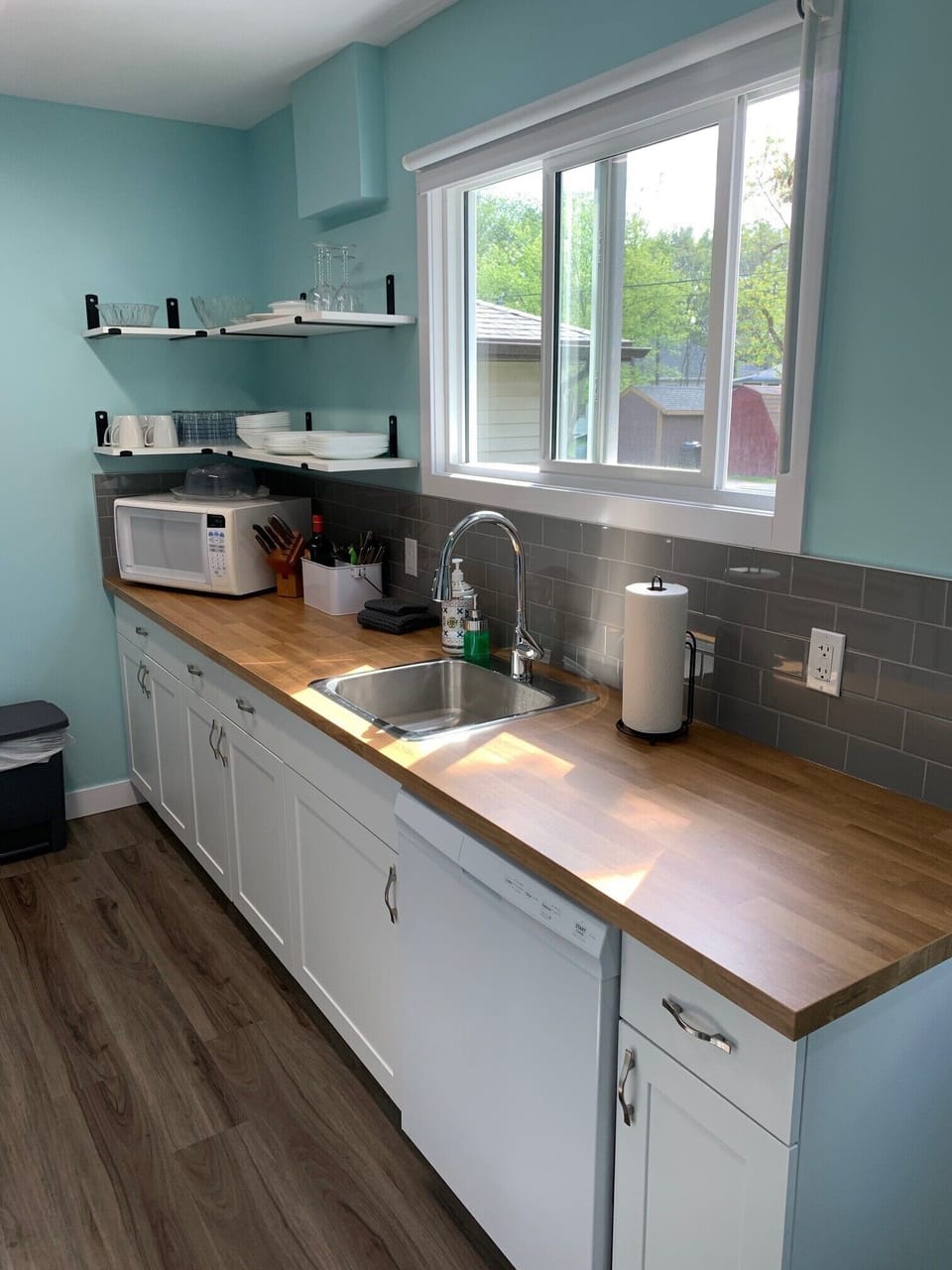 updated kitchen features all of the comforts of home