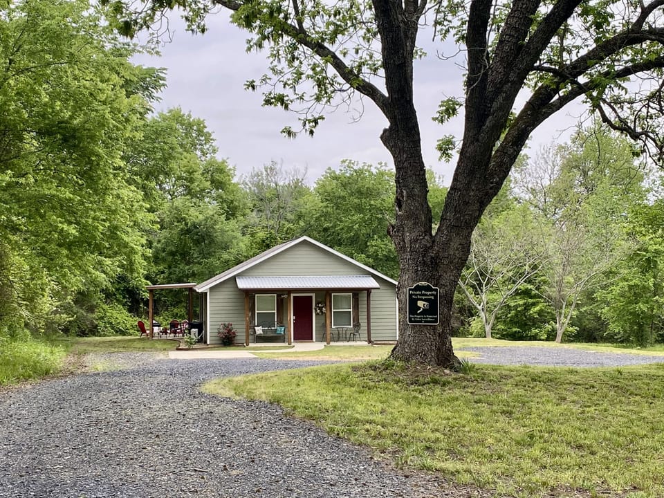 Relax in wooded privacy!