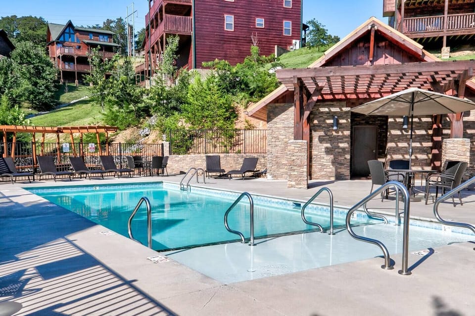The Bear Cove Falls pool is open seasonally, from May to September.