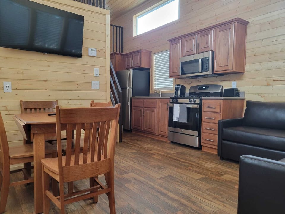 Living Room with Dining table for 4