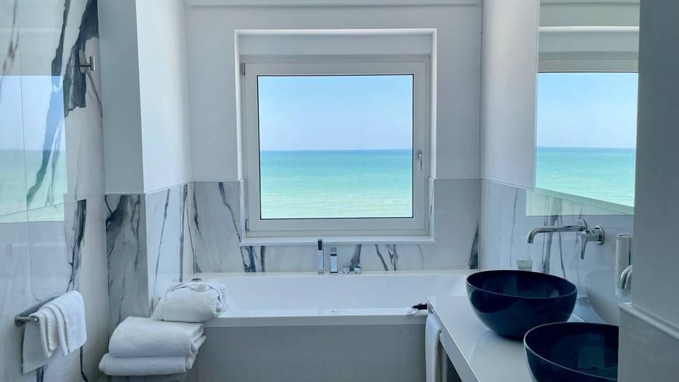 Free toiletries, hair dryer, bidet