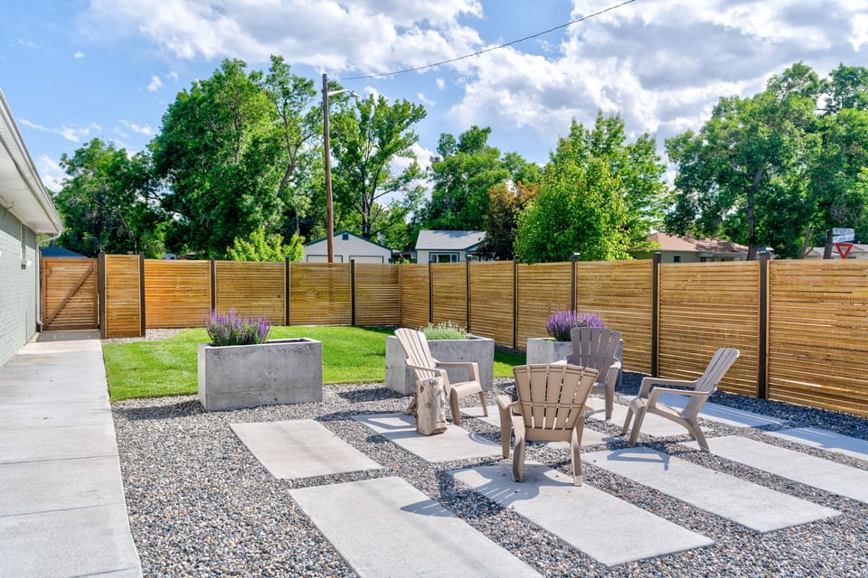 Outdoor seating area