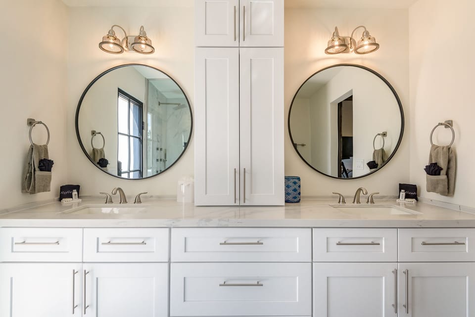 Master En Suite Bath with Dual Vanities