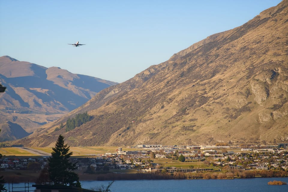 From the comfort of the lounge balcony, you can watch planes quietly lift off fr