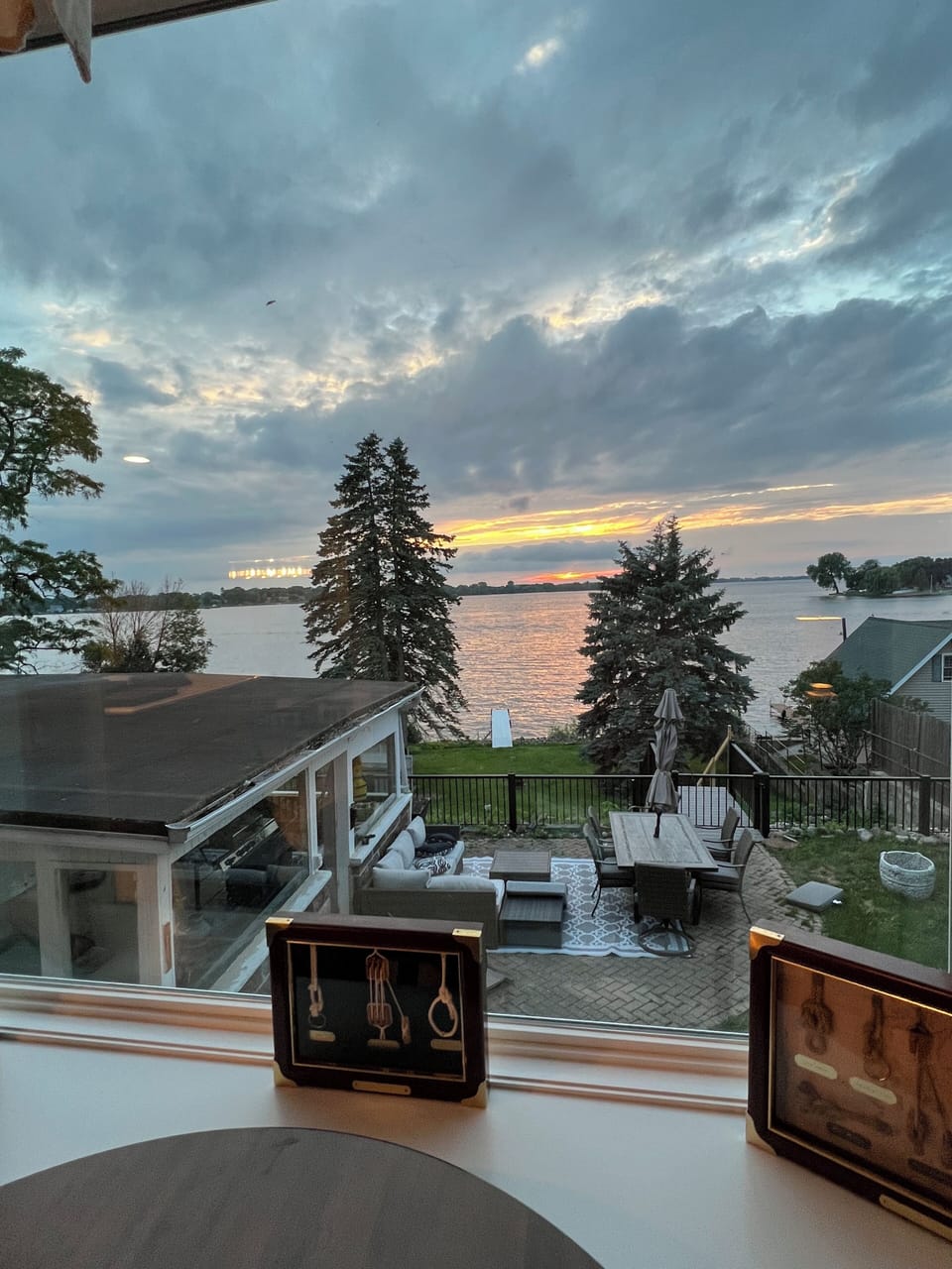 View from kitchen