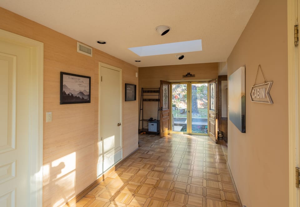 View of the backdoor entrance.
