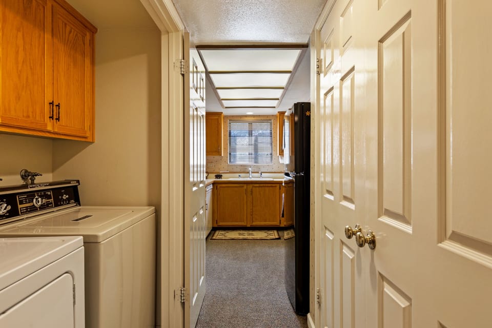 Laundry on the left
