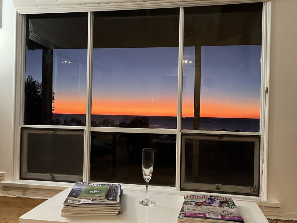 Sunset Champagne anyone ?