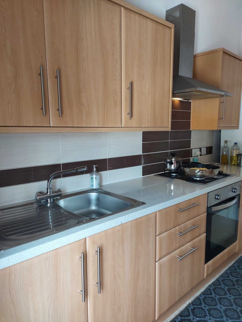 Sink in kitchen