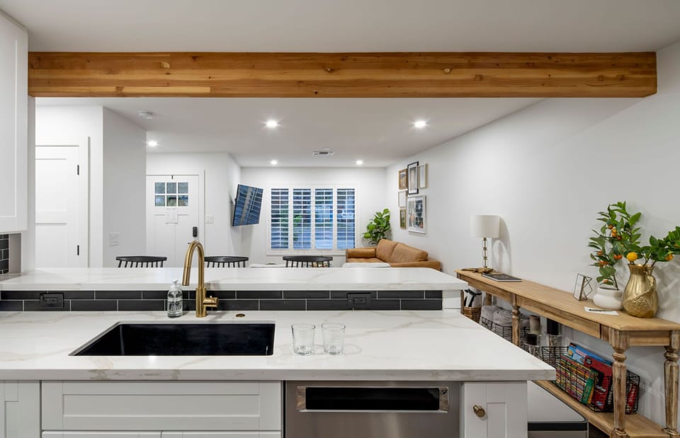 View from kitchen